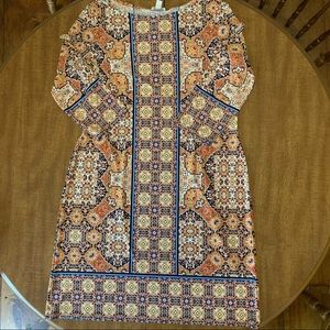 London Times Patterned Dress